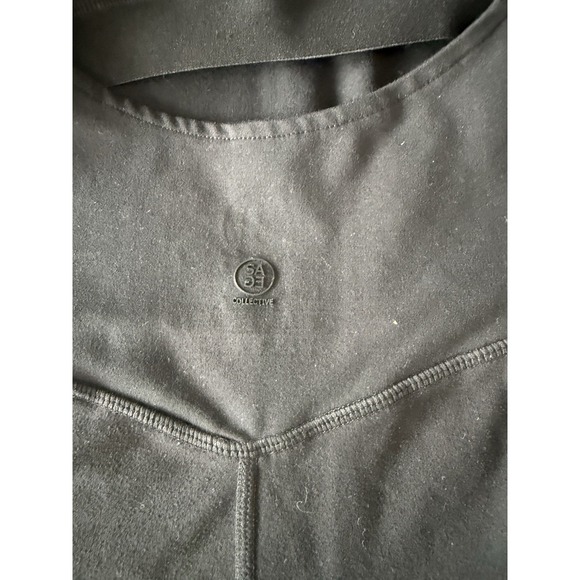 Sage Women's Black Romper Jumpsuit Sz L Activewear Built In Bra Razorback Straps - Picture 15 of 15